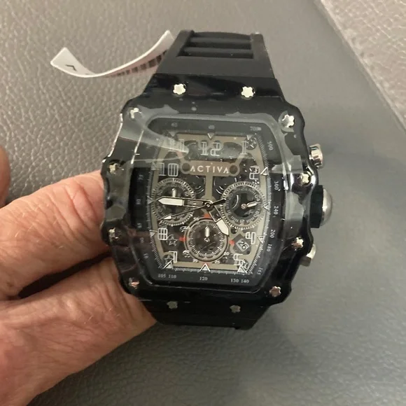 Activa Circuit Men’s 44mm Skeleton Dial Black Watch
ACW2305-007 - Picture 6 of 6